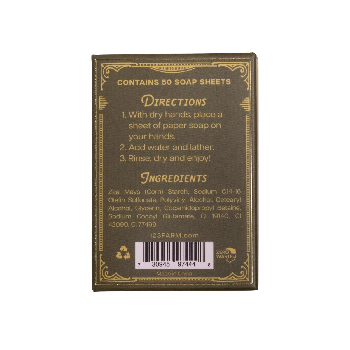 Paper Soap – Yosemite (Pine, Lavender, Fresh Water Scent)