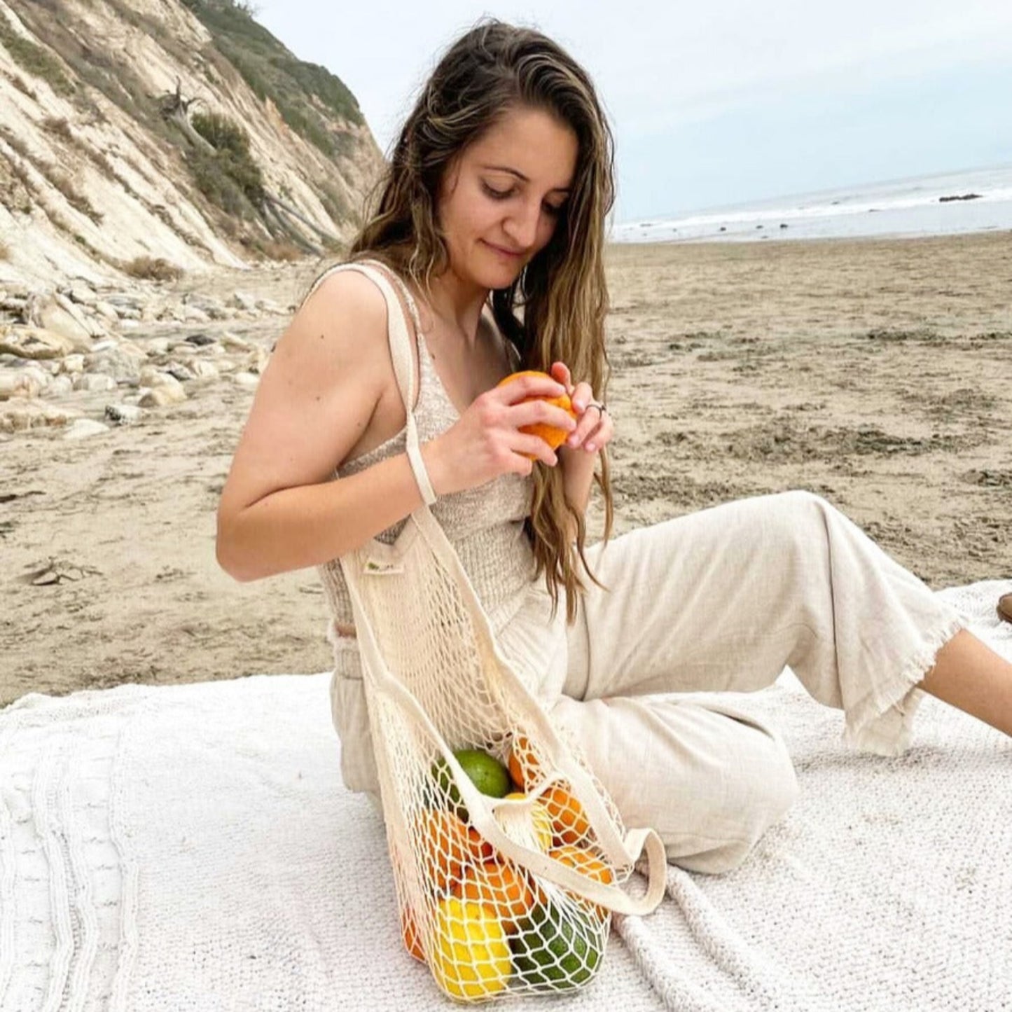 The "One Tripper" Mesh Market Bag