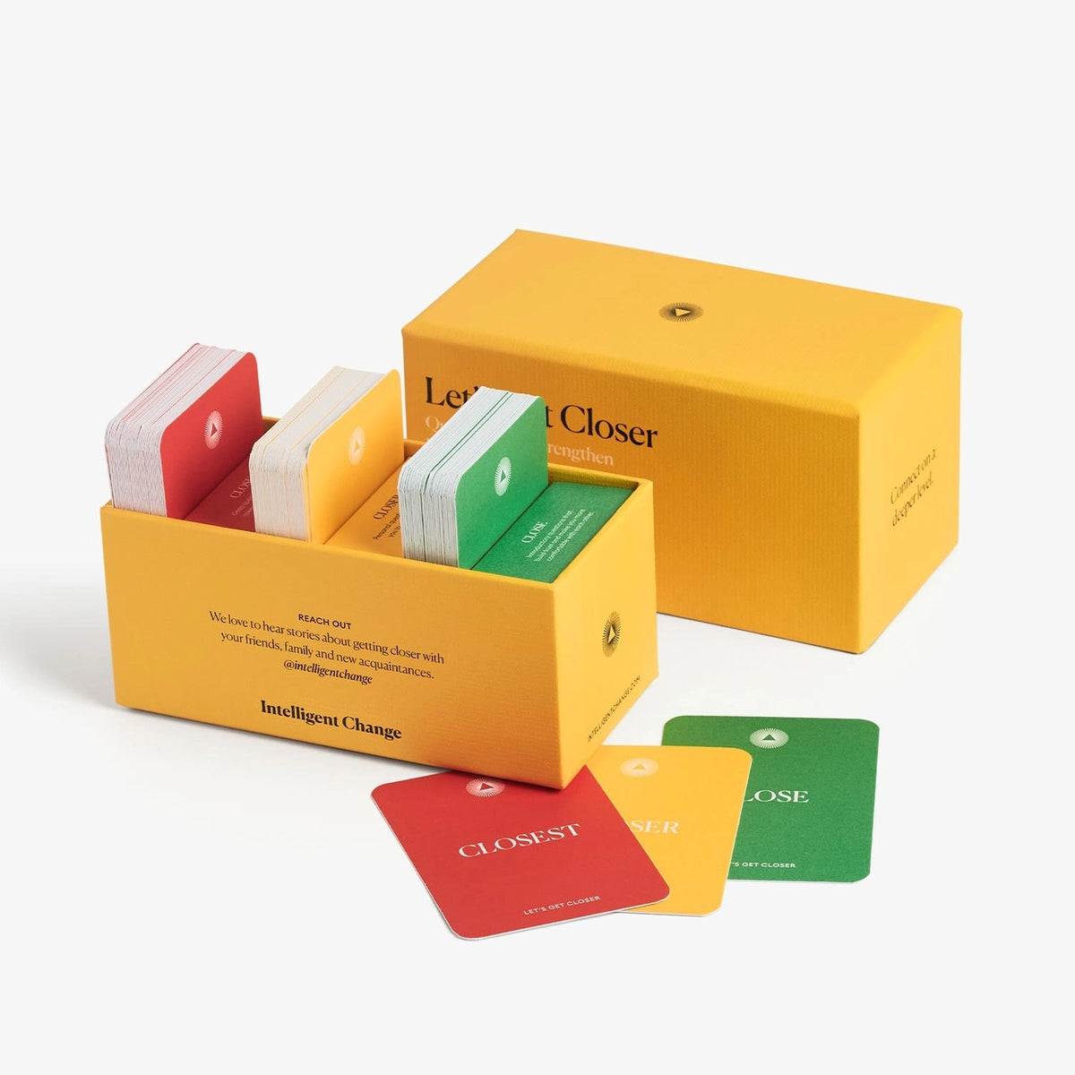 Intelligent Change Get Closer Table Talk - Question Card Game - Ice Breakers