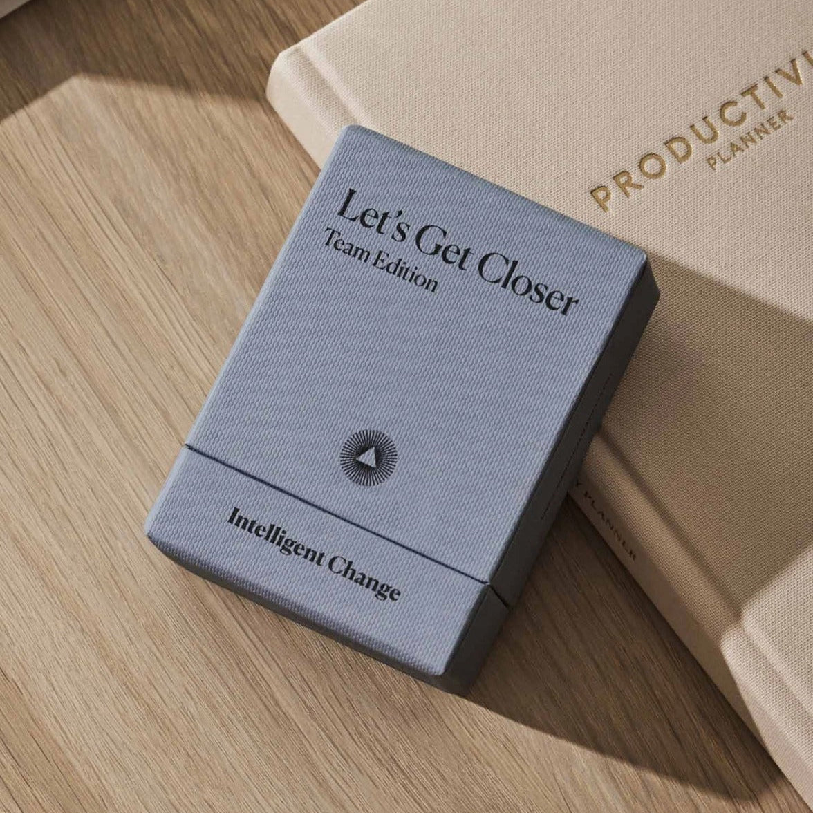 Intelligent Change Get Closer Team Edition - Question Card Game - Employee Fun