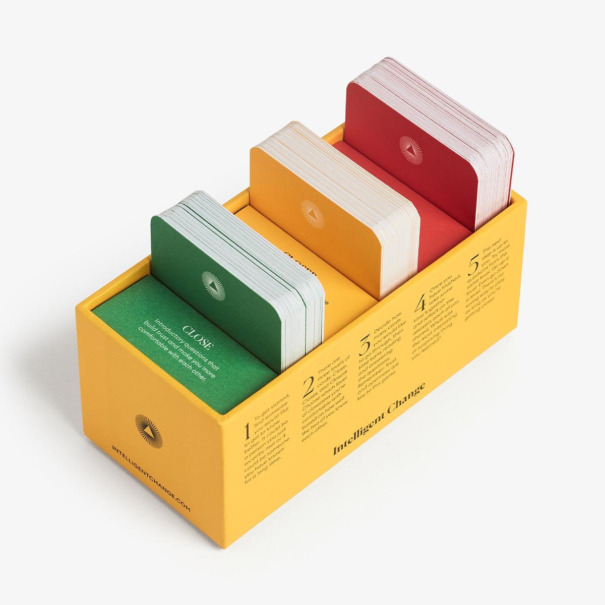 Intelligent Change Get Closer Table Talk - Question Card Game - Ice Breakers