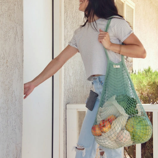 The "One Tripper" Mesh Market Bag