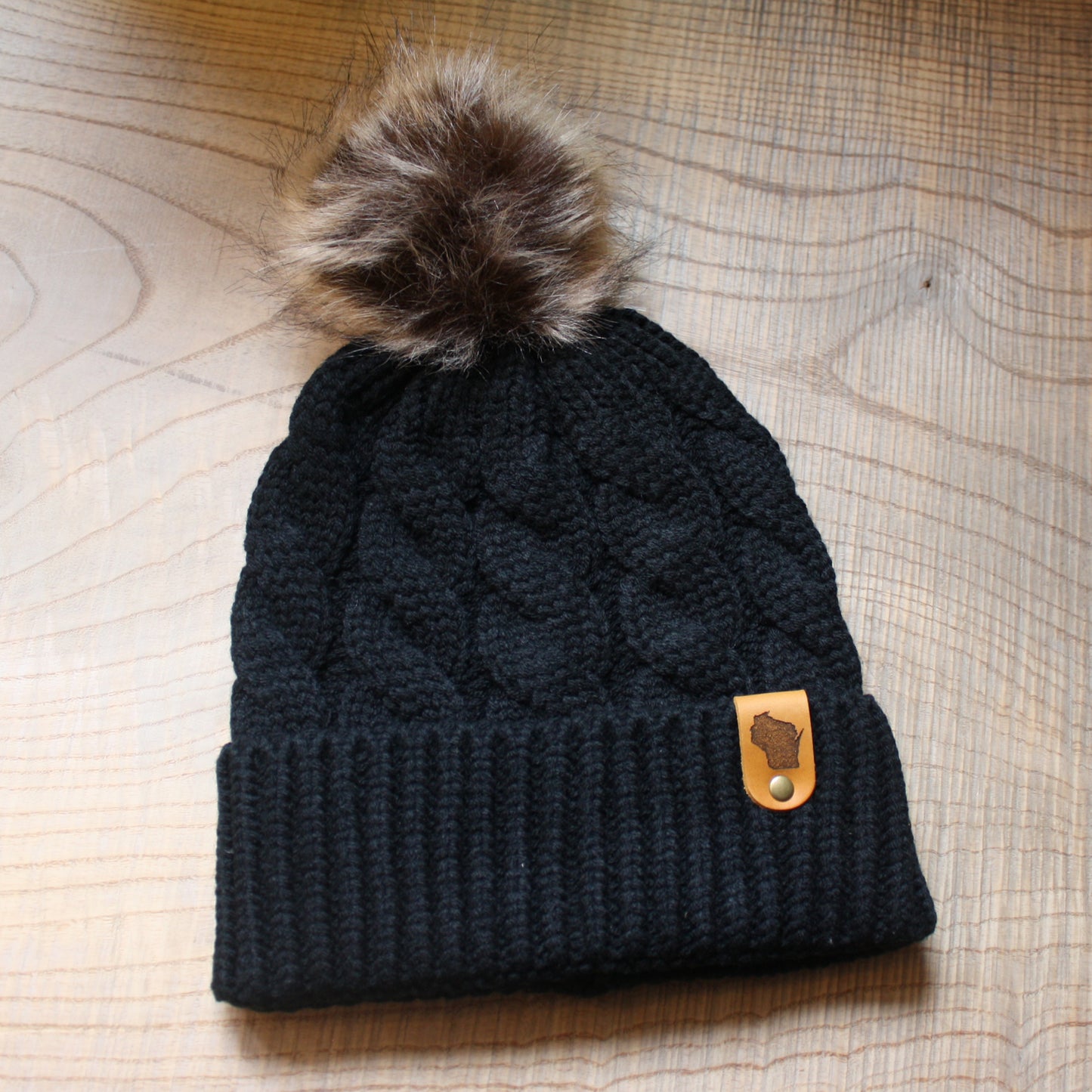 WI Pom Beanie
