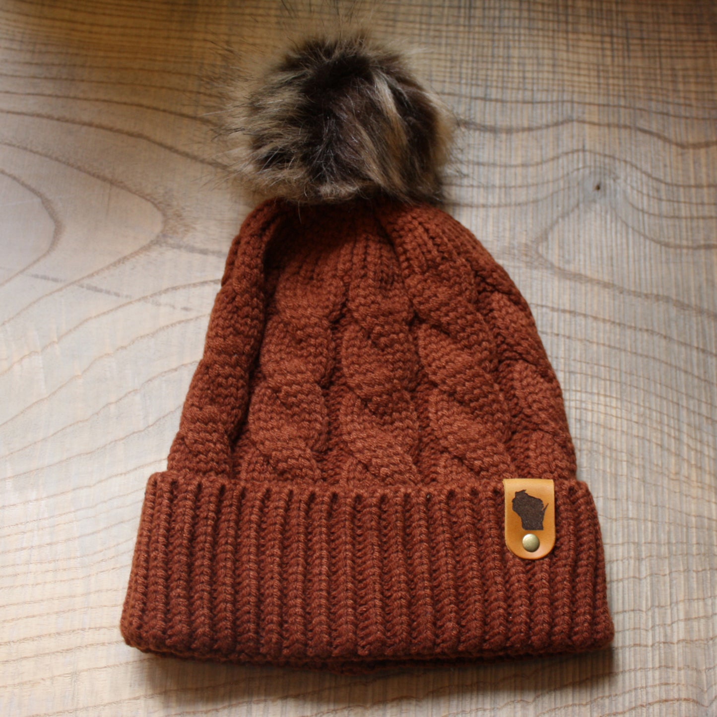 WI Pom Beanie