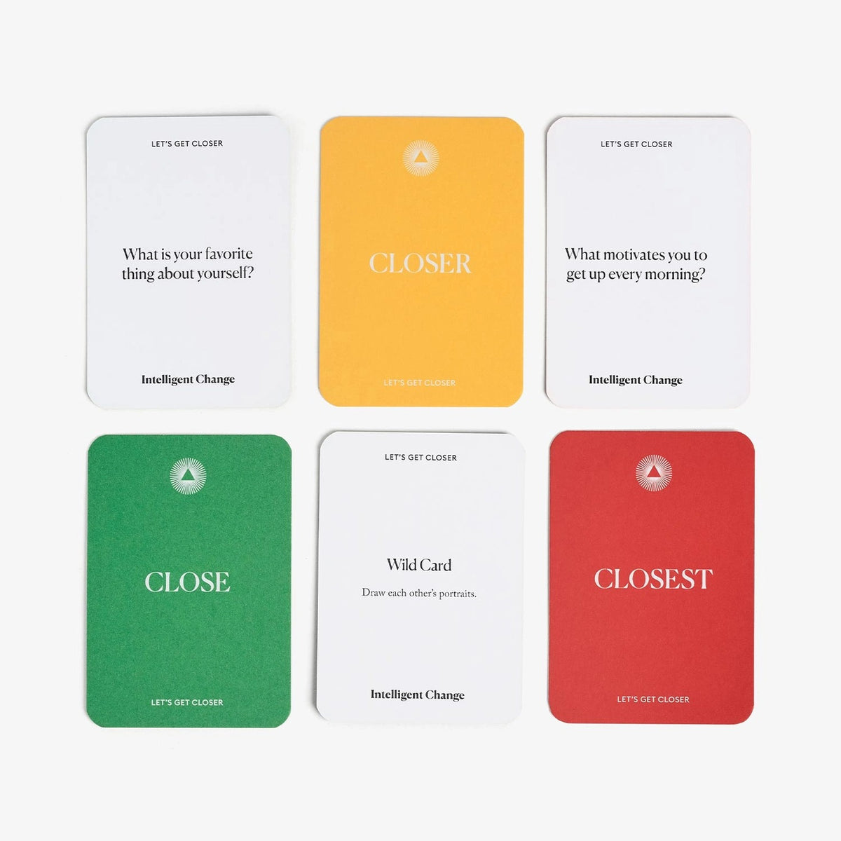Intelligent Change Get Closer Table Talk - Question Card Game - Ice Breakers