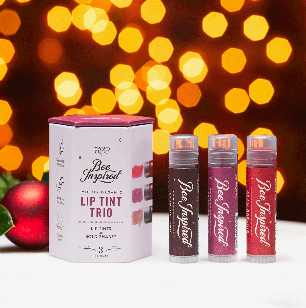 Natural Lip Tint Trio: Holiday Gift Set | Bolds