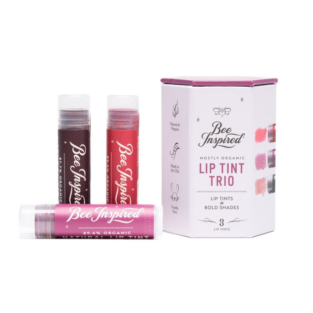 Natural Lip Tint Trio: Holiday Gift Set | Bolds