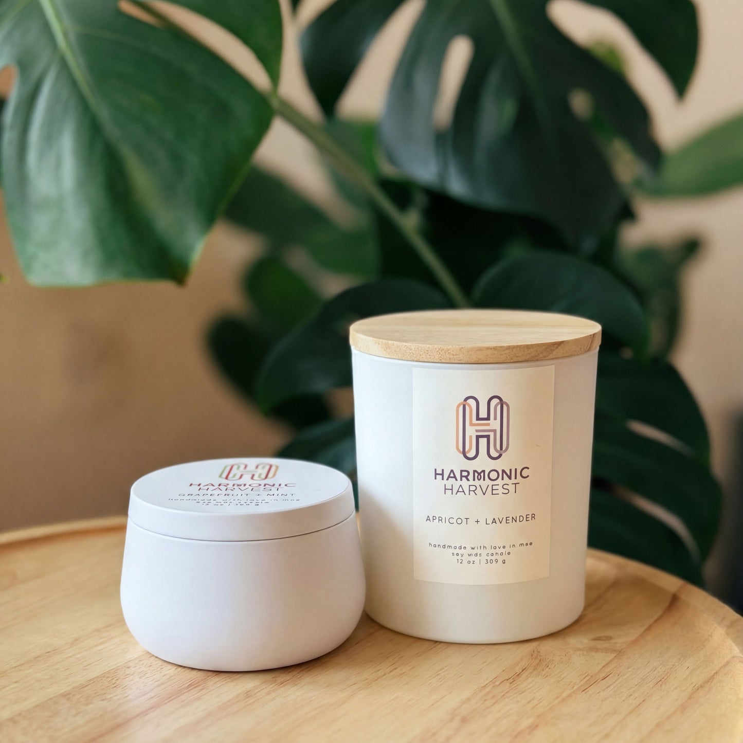 CBxHH White Candles 6oz
