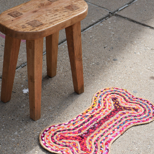 Chindi Dog Bone Mat