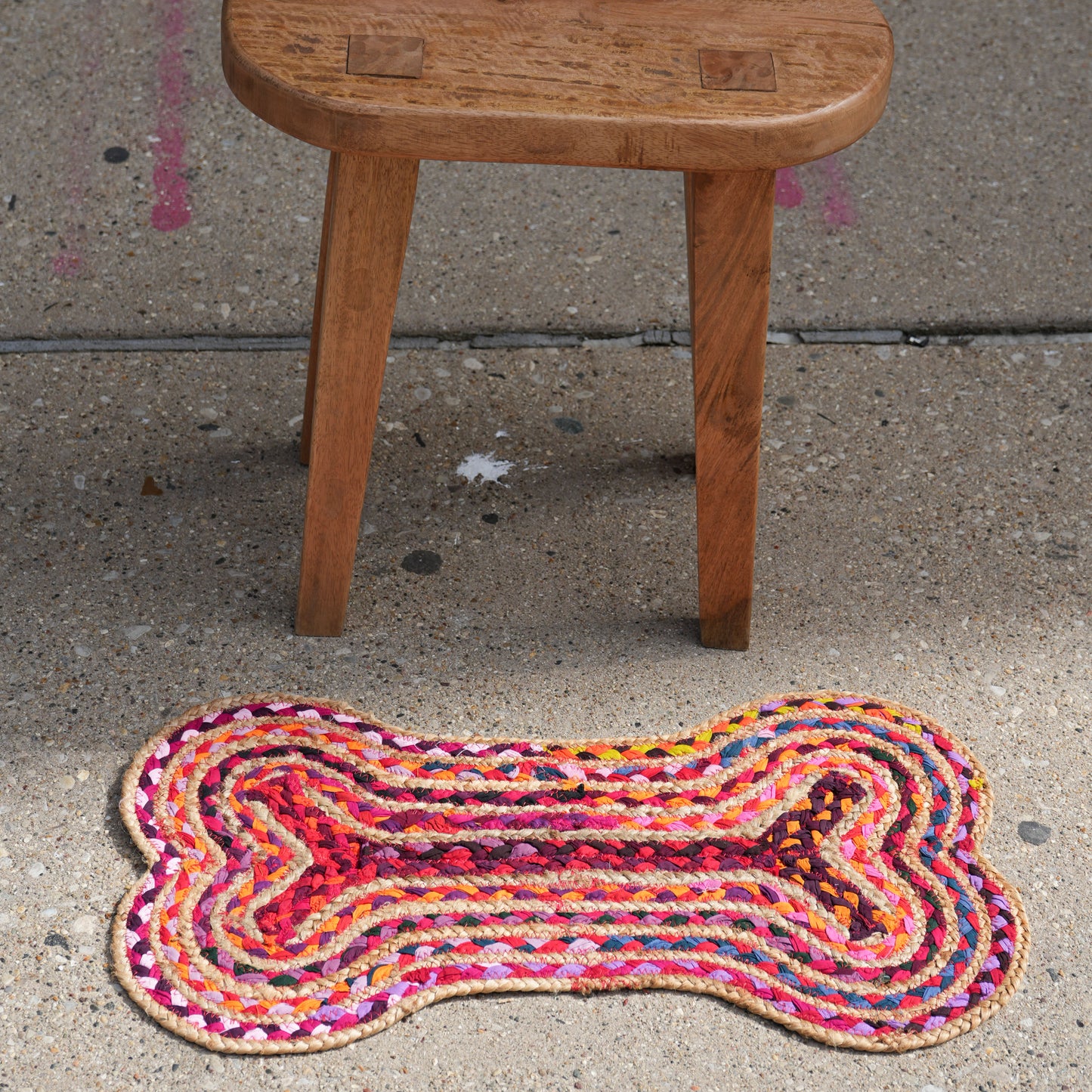 Chindi Dog Bone Mat