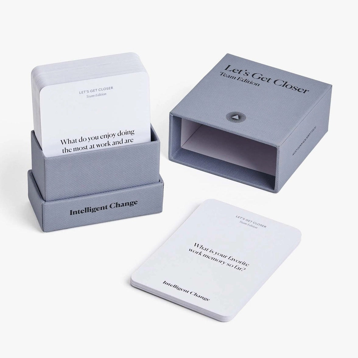 Intelligent Change Get Closer Team Edition - Question Card Game - Employee Fun