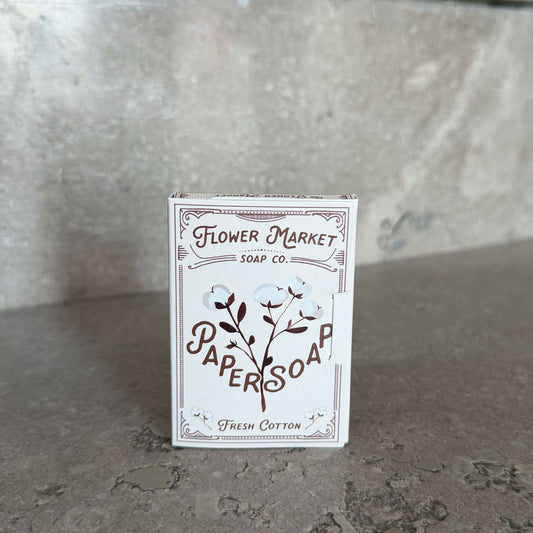 Paper Soap – Fresh Cotton Scent