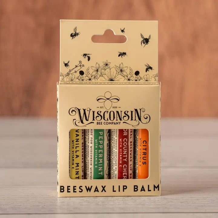 WI Bee Co Lip Balm 4 Pack