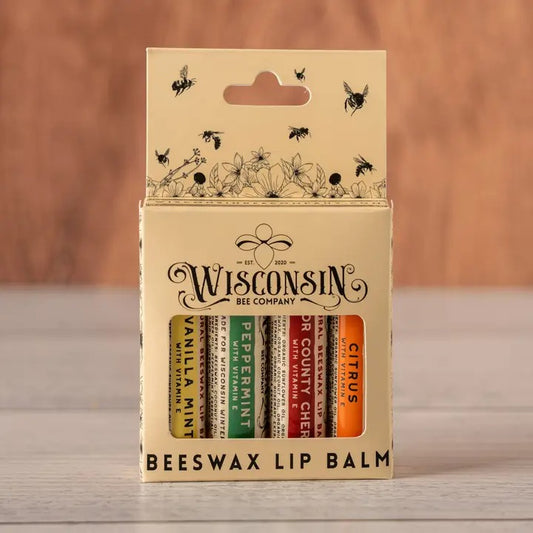 WI Bee Co Lip Balm 4 Pack