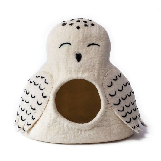 Owl Wool Pet Cave